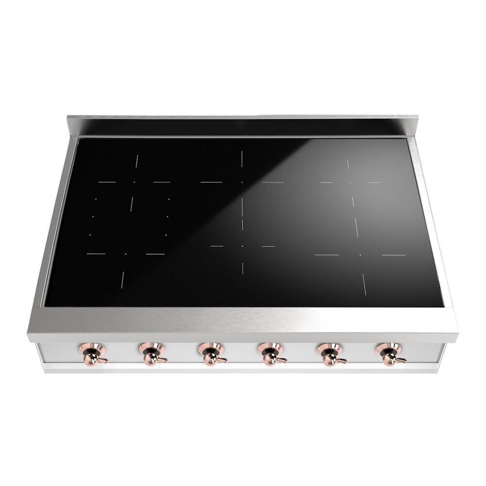 ILVE UHCPI366NSSP Nostalgie II 36 inch Built-In Induction Rangetop with 6 Elements (Copper)