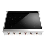 ILVE UHCPI366NSSP Nostalgie II 36 inch Built-In Induction Rangetop with 6 Elements (Copper)