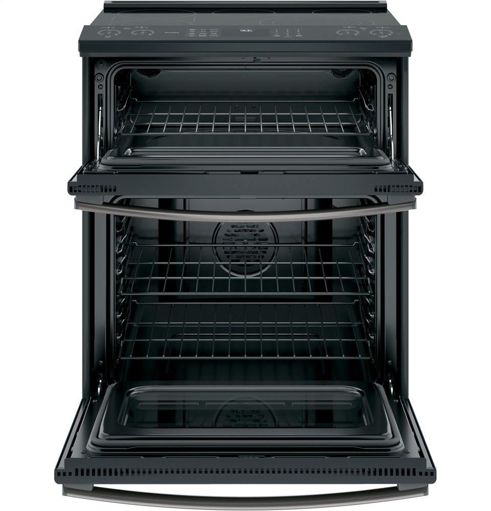 GE Profile™ 30" Smart Slide-In Electric Double Oven Convection Range