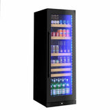 Tall Beverage Center Black Glass