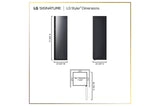 LG SIGNATURE Styler® Smart Steam Closet with Dual TrueSteam® Technology, Dynamic MovingHanger™ and Built-In HandySteamer™