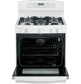 GE Profile™ Series 30" Dual-Fuel Free-Standing Range with Warming Drawer
