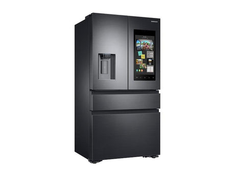 22 cu. ft. Family Hub™ Counter Depth 4-Door French Door Refrigerator in Black Stainless Steel