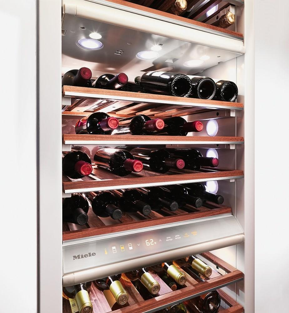 KWT 1603 Vi MasterCool wine storage unit incl. SommelierSet for optimum conditioning, thanks to different zones and Miele TouchControl.