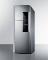 Counter Depth 18 CU.FT. Frost-free Refrigerator-freezer With Icemaker In Platinum With A Left Hand Door Swing, Part of the Ingenious Series Designed for True User Convenience
