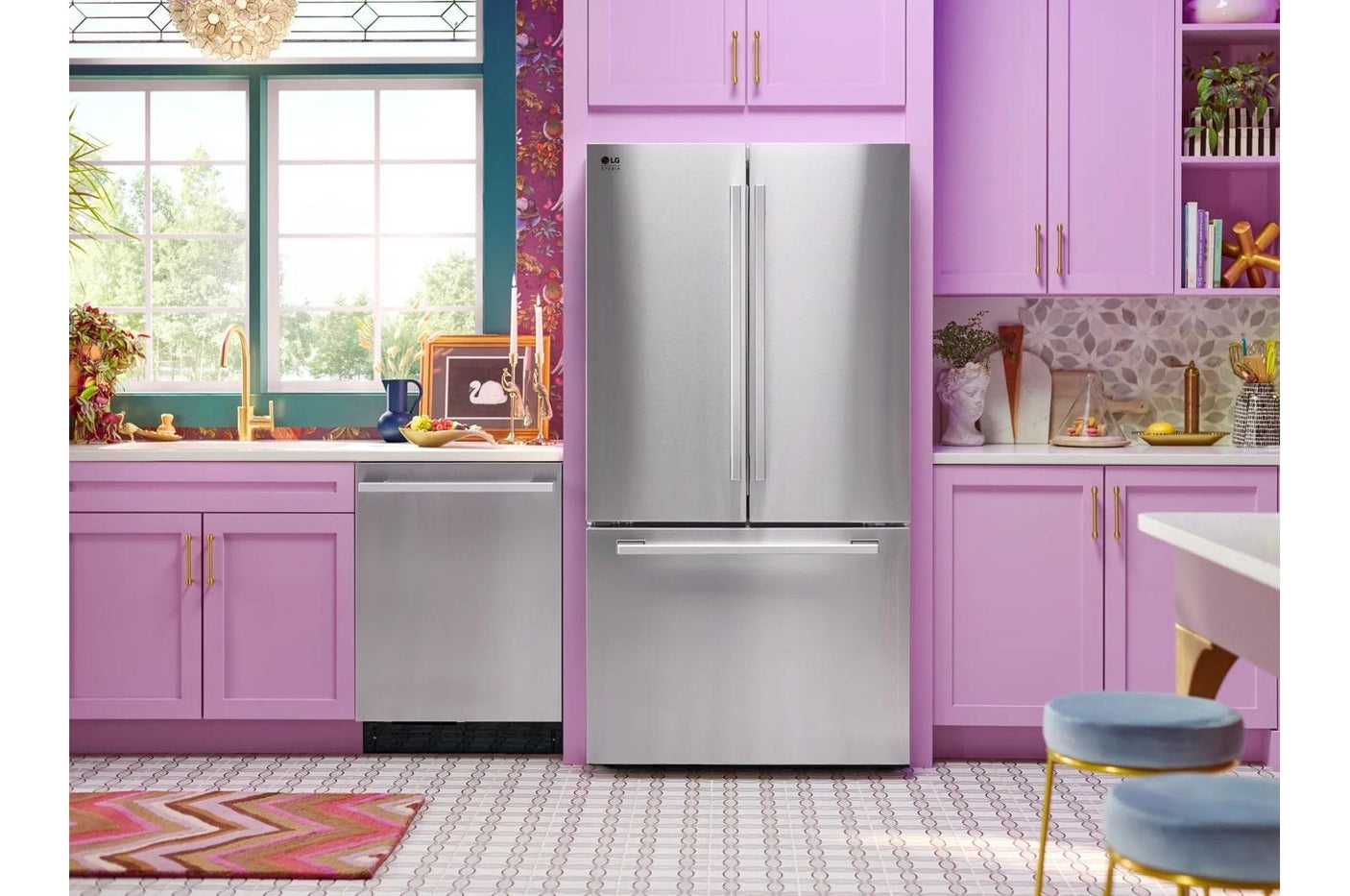 LG STUDIO 27 cu. ft. Smart Counter-Depth MAX™ French Door Refrigerator