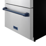 24 Inch Undercounter Built-in / Freestanding Drawer Freezer - Stainless Steel/blue  Gordon Ramsay Series