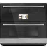 CAF(EBACK)™ 30" Duo Smart Single Wall Oven in Platinum Glass