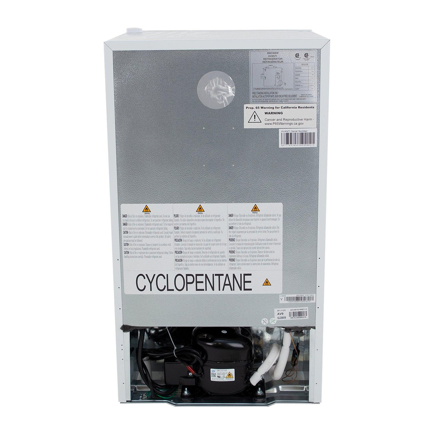 Avanti 3.3 cu. ft. Compact Refrigerator - White