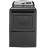 GE® ENERGY STAR® 7.4 cu. ft. Capacity Smart aluminized alloy drum Gas Dryer with Sanitize Cycle and Sensor Dry