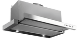 24" CCC 600/395 CFM Under Cabinet Glide Out Visor Italian Made Stainless