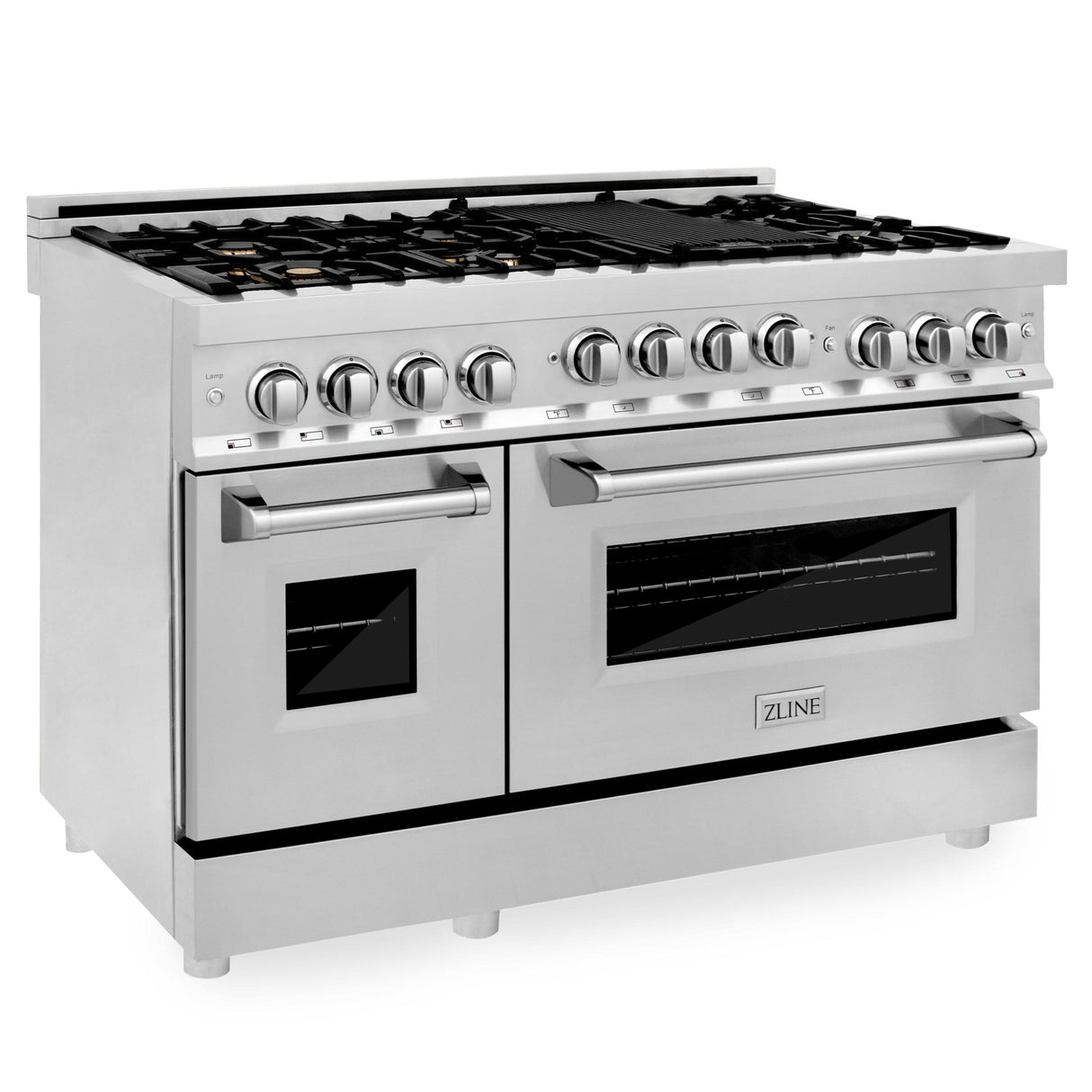 ZLINE 48" 6.0 cu. ft. Range with Gas Stove and Gas Oven in Stainless Steel (RG48) [Color: Blue Matte]