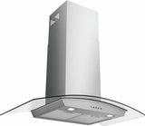 36" Glass Canopy Hood
