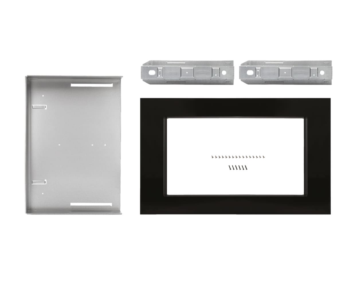 30" Black Microwave Trim Kit