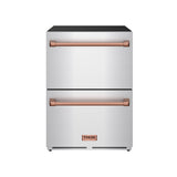 24 Inch Undercounter Built-in / Freestanding Drawer Freezer - Stainless Steel/rose Gold  Gordon Ramsay Series
