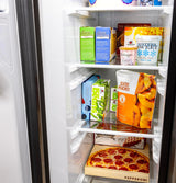GE® 23.6 Cu. Ft. Counter-Depth Side-By-Side Refrigerator with Extra Tall Dispenser and In-Door Icemaker