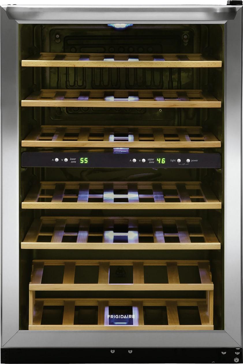 45 Bottle Two-Zone Wine Cooler