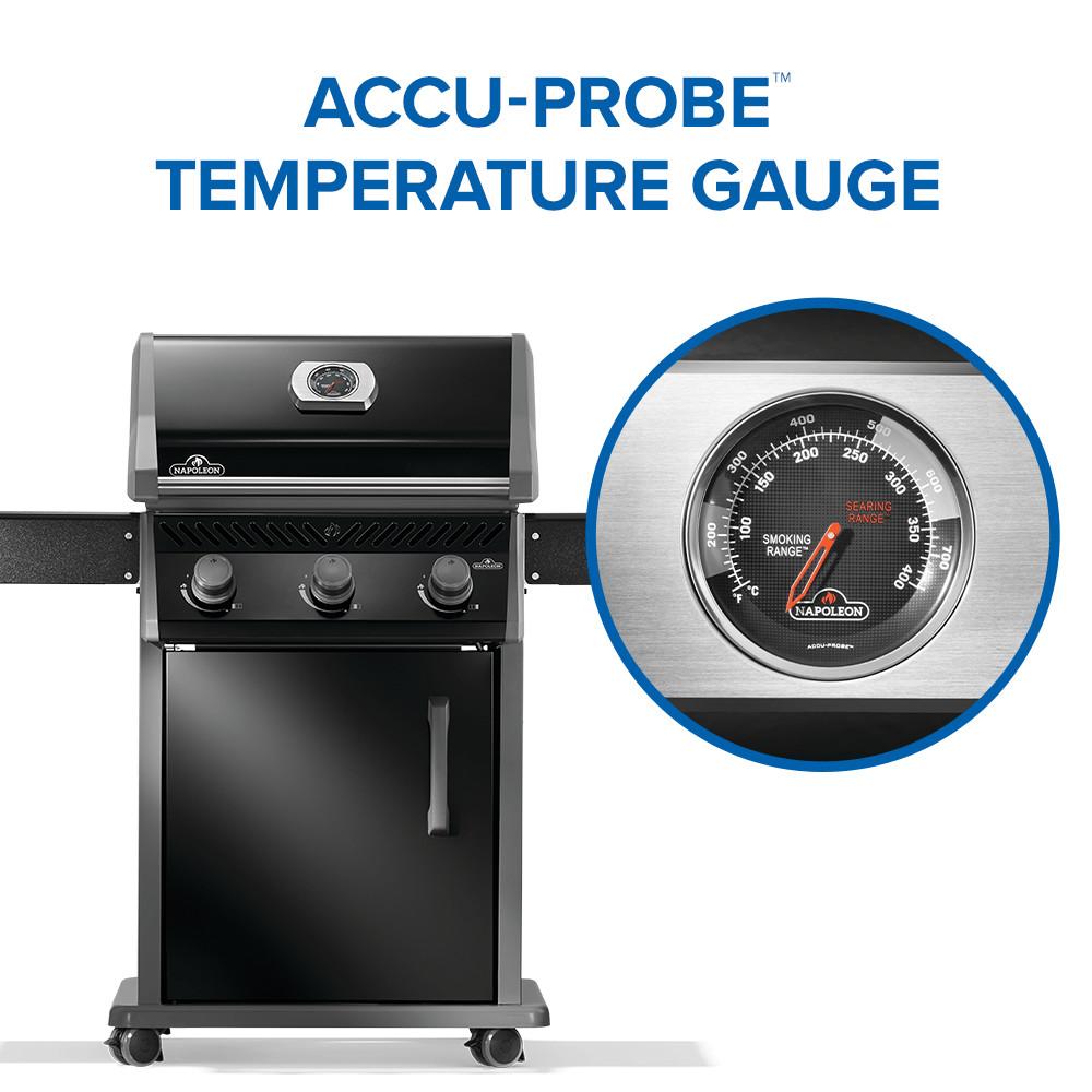 Rogue 425 Gas Grill , Propane, Black