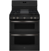 GE Profile™ 30" Free-Standing Gas Double Oven Convection Range