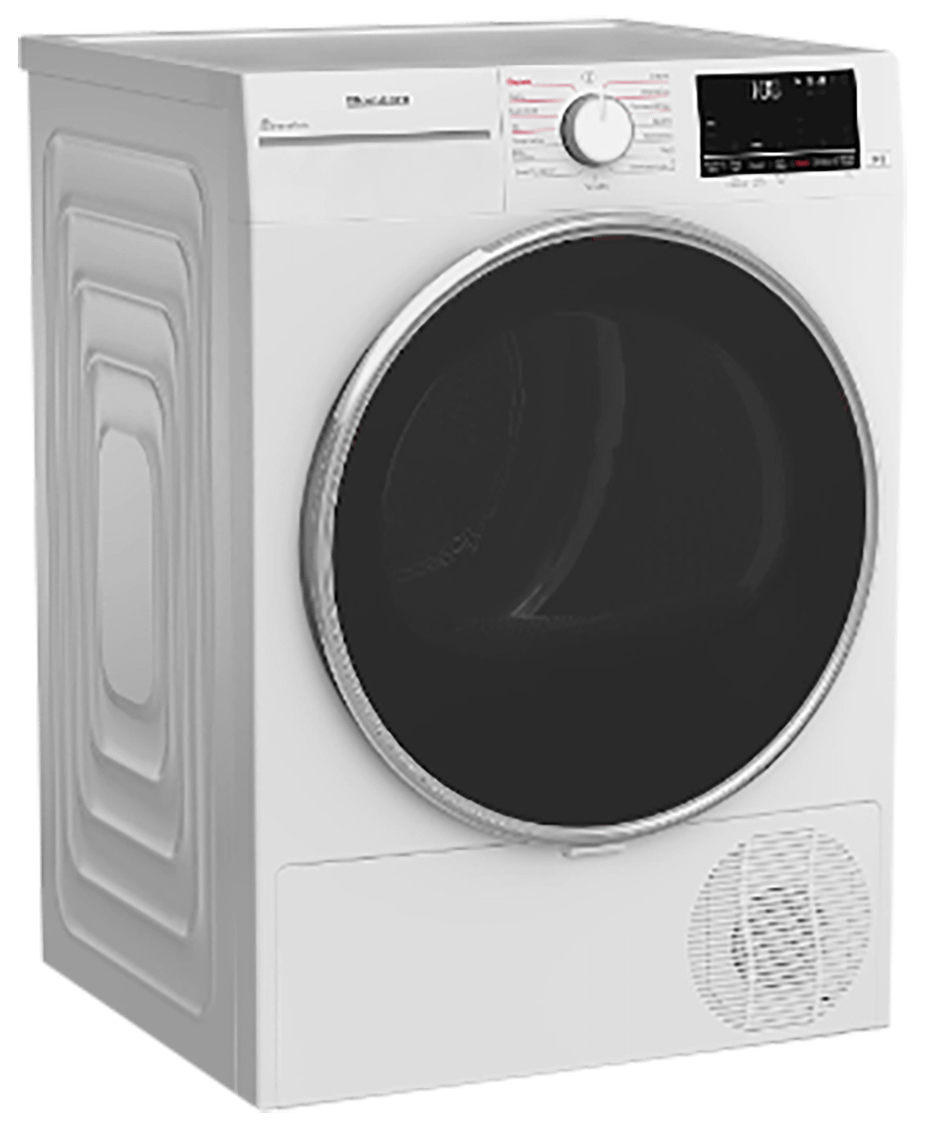 24" Compact Heat Pump Ventless Dryer 4.5 cu-ft, White Door Ring, White. Rated Energy Star most Efficient 2024
