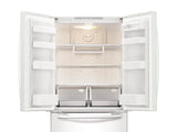 18 cu. ft. Counter Depth French Door Refrigerator in White