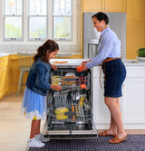 GE® ENERGY STAR® Fingerprint Resistant Top Control with Stainless Steel Interior Dishwasher with Sanitize Cycle & Dry Boost with Fan Assist