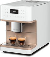 CM 6360 MilkPerfection Lotus white-CM - Countertop coffee machine With WiFi Conn@ct, high-quality milk container, and many specialty coffees.