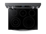 5.9 cu. ft. Freestanding Electric Range with True Convection in Black Stainless Steel