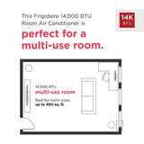 3-in-1 Connected Inverter Portable Room Air Conditioner 14,000 BTU (ASHRAE) / 10,500 BTU (DOE)
