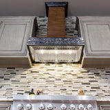 ZLINE 42 in. Wooden Wall Mount Range Hood in Antigua and Walnut - Includes Remote Motor