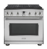 Monogram 36" All Gas Professional Range with 6 Burners (Liquid Propane)