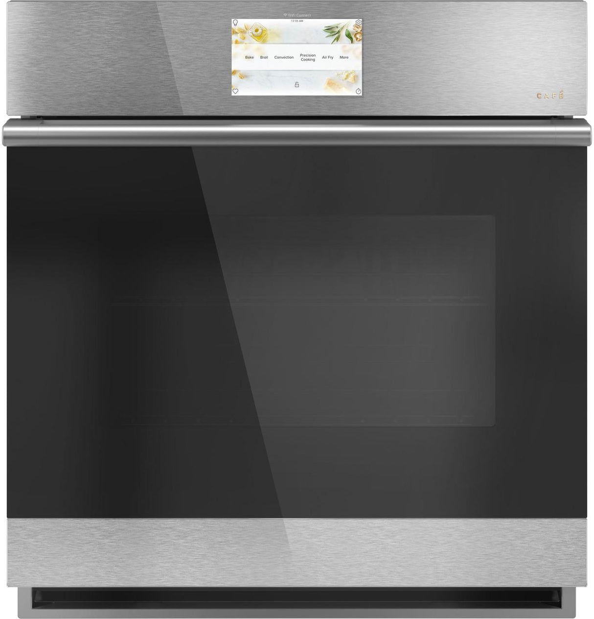 Café™ 27" Smart Single Wall Oven with Convection in Platinum Glass