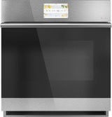 Café™ 27" Smart Single Wall Oven with Convection in Platinum Glass