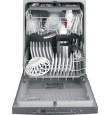 GE® Top Control with Plastic Interior Dishwasher with Sanitize Cycle & Dry Boost
