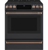 Café™ Front Control Induction Knobs and Handles - Brushed Copper