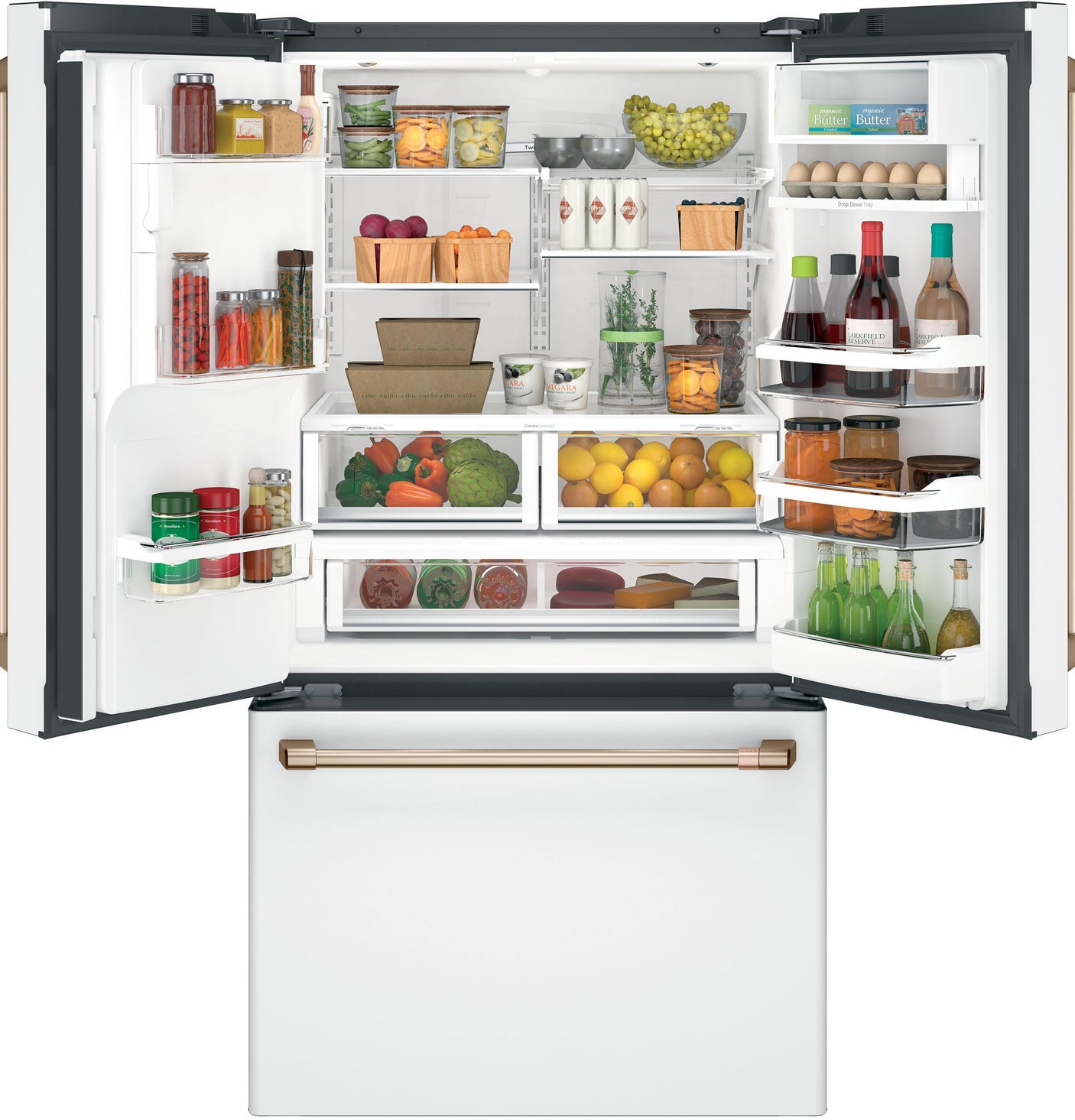 Café™ ENERGY STAR® 27.7 Cu. Ft. Smart French-Door Refrigerator with Hot Water Dispenser