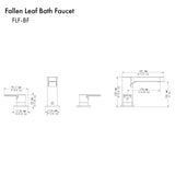 ZLINE Fallen Leaf Bath Faucet in Brushed Nickel (FLF-BF-BN)