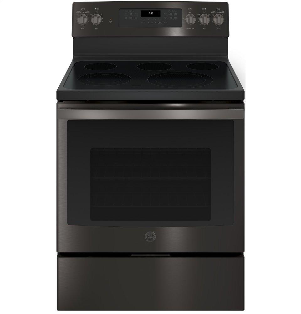 GE® 30" Free-Standing Electric Convection Range