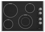 30-inch Wide Electric Cooktop with Speed Heat Element