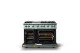 48"W. Sealed Burner Gas Range (Burner: 6g, Finish: Splash, Trim: Polished Chrome, Fuel: Propane)