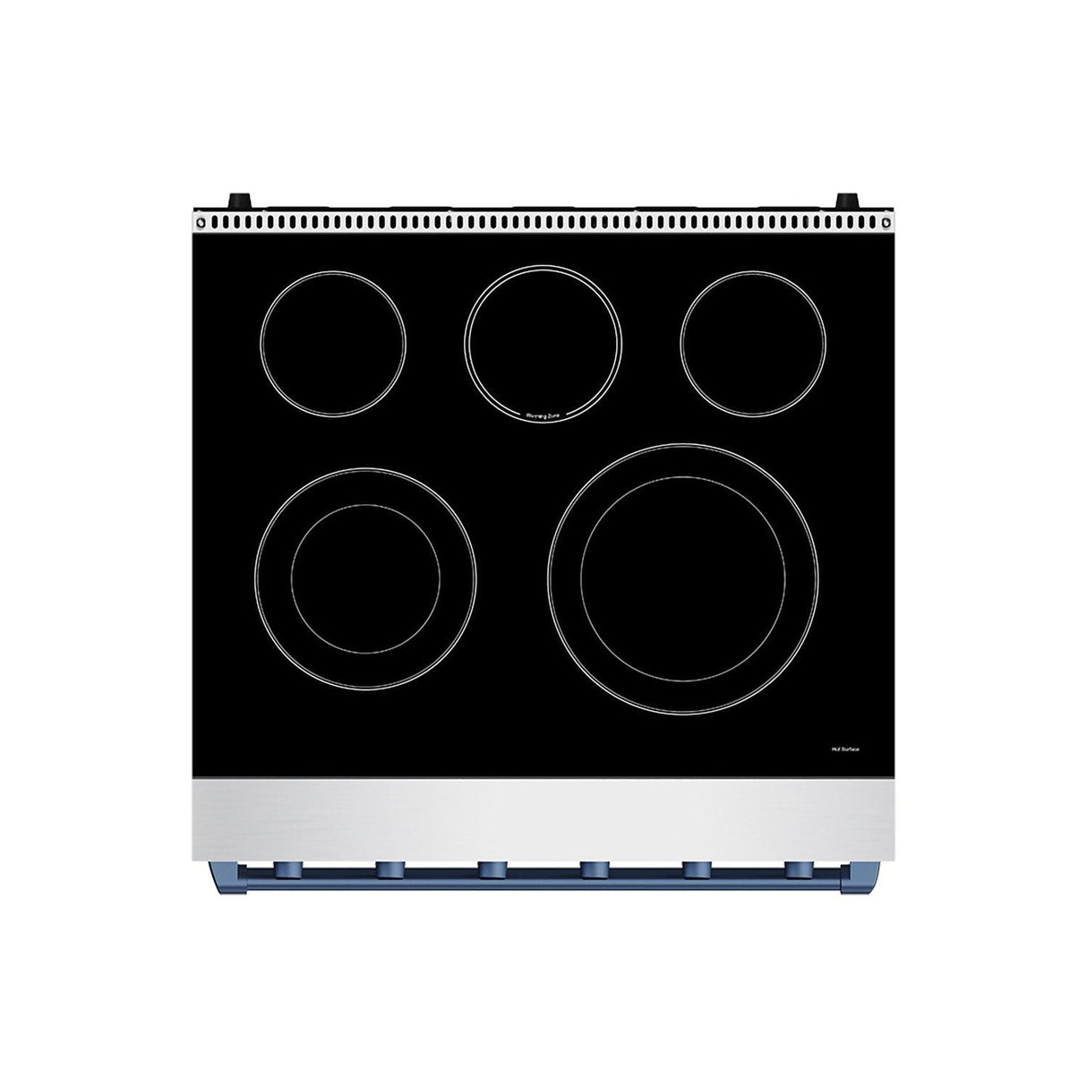 30 Inch Professional Gas With Precision Knob Control In Stainless Steel/blue