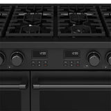 48 Inch Contemporary Professional Gas Range In Black