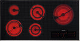 KM 5880 208V Electric cooktop in maximum width for the best possible cooking and user convenience.