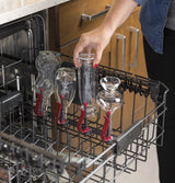 GE Café™ Series Stainless Interior Built-In Dishwasher with Hidden Controls