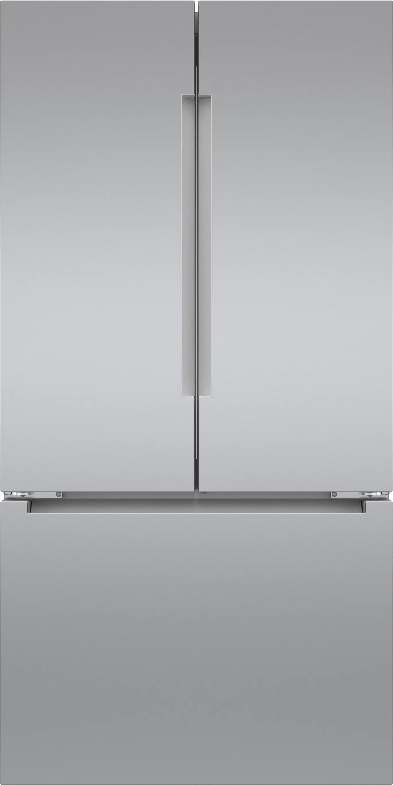 800 Series French Door Bottom Mount Refrigerator 36" Stainless steel (with anti-fingerprint), Total No Frost