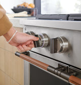 Monogram 48" Designer Collection Titanium Short Handle for Pro Range