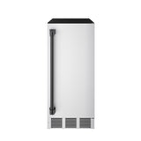 15 Inch Undercounter Built-in/freestanding Ice Maker In Stainless Steel/black  Gordon Ramsay Series