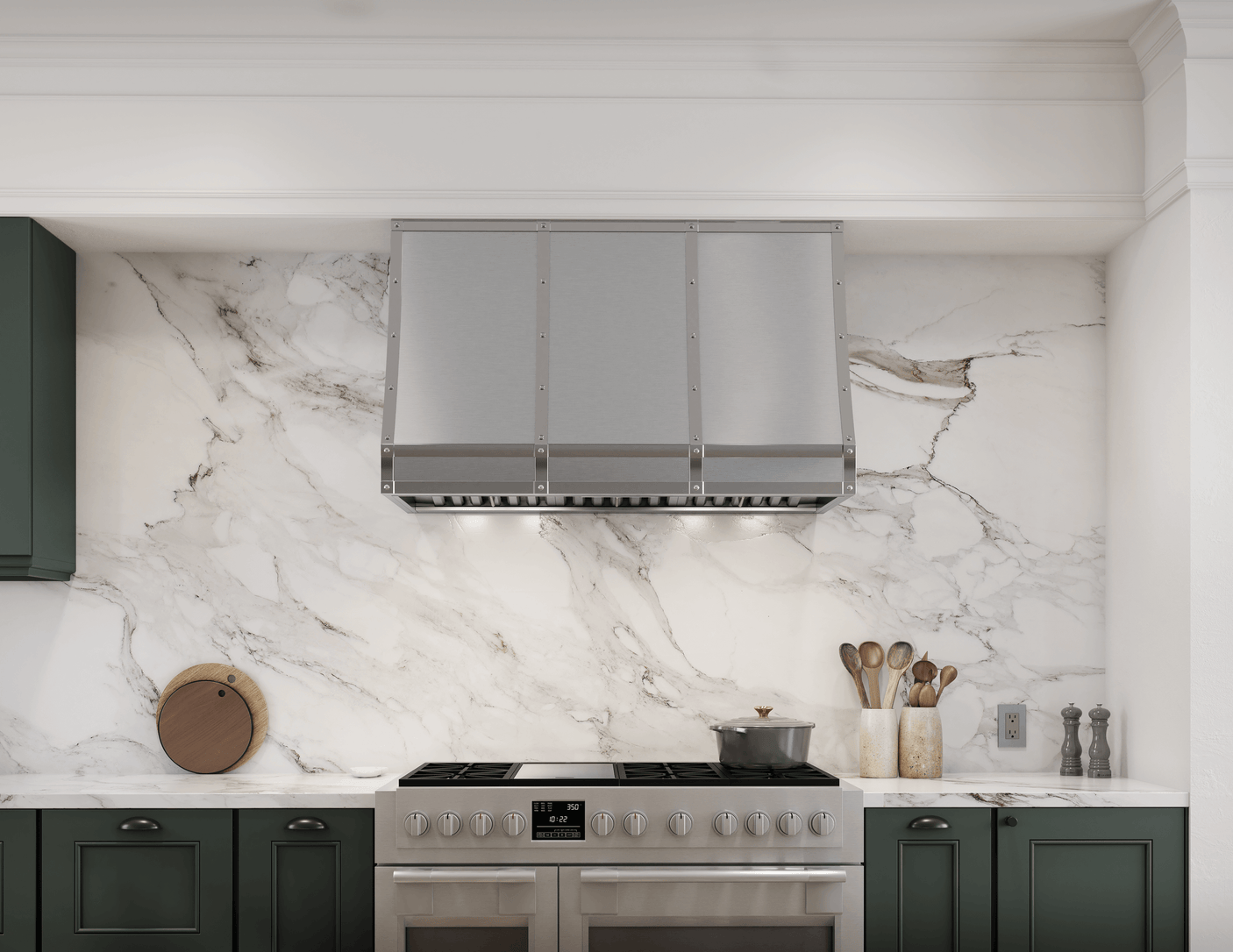 Forte Wall Custom Hood, 48in, SS, BODY ONLY