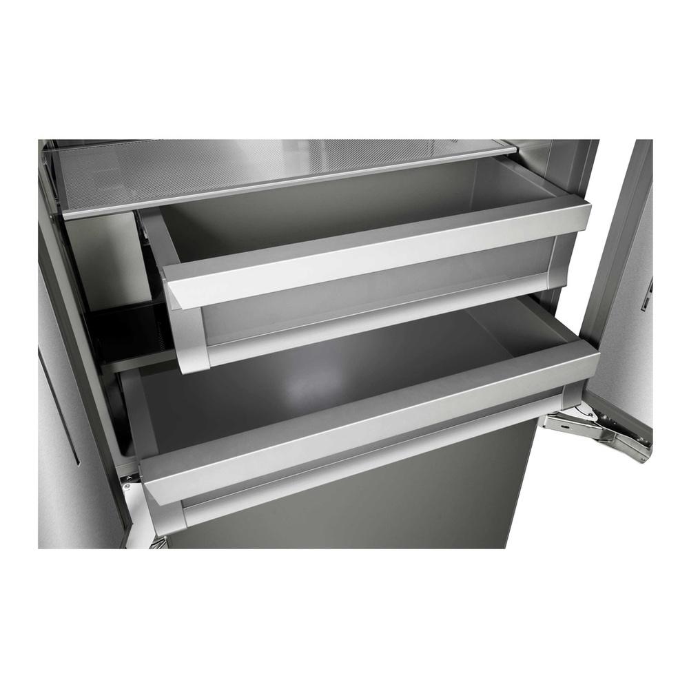 ILVE URBM36SIWPRY 36 inch Built-In Bottom Freezer Refrigerator with 19.8 cu. ft. Capacity, Reversible Door, Energy Star, Sabbath Mode