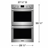 30" Double Wall Oven with Total Convection